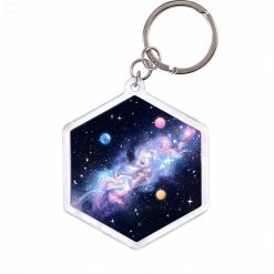 Bizstory MapMark I — City Skyline Zinc Alloy Keychain