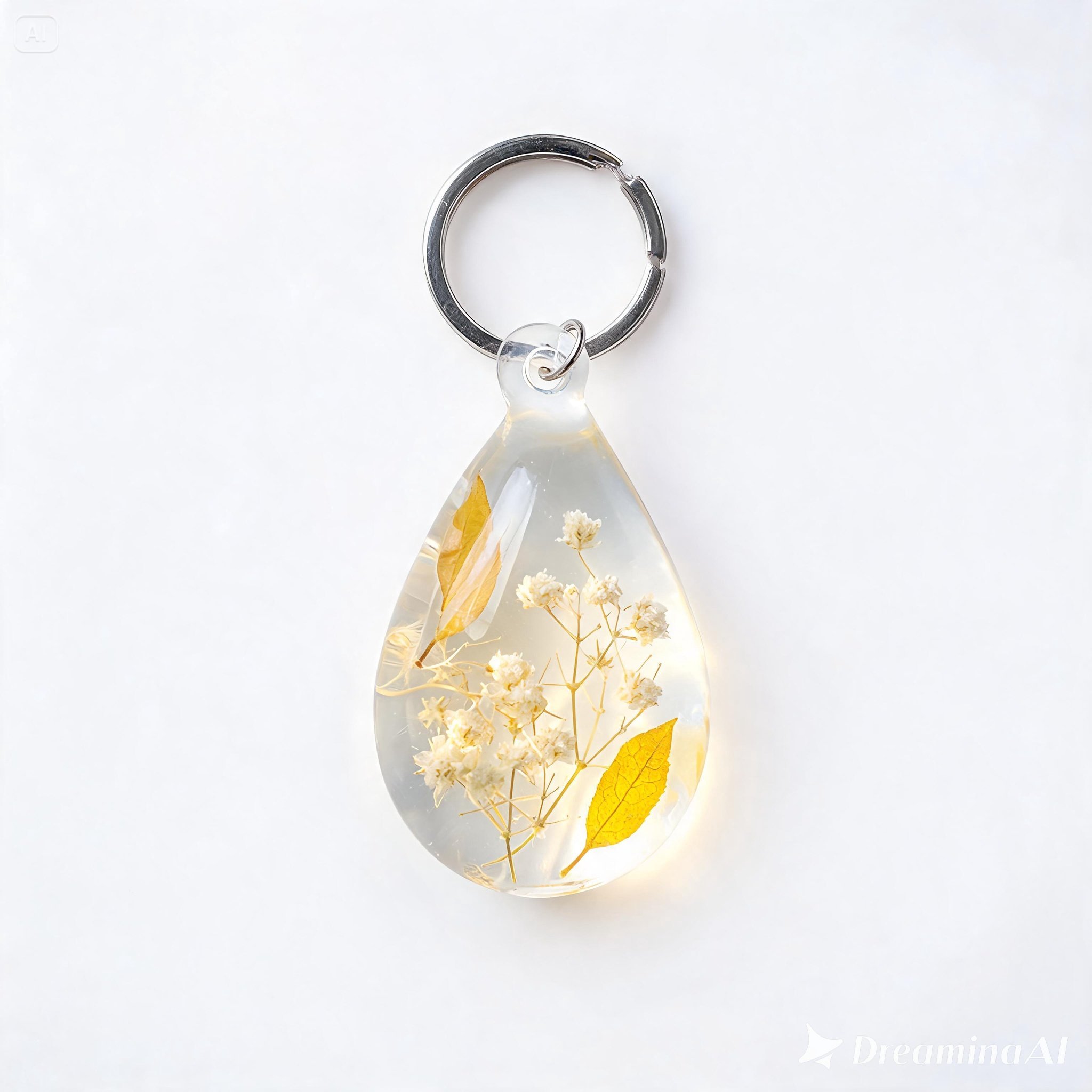 Bizstory LuxeMetal II — Gold-Plated Initial Letter Keychain