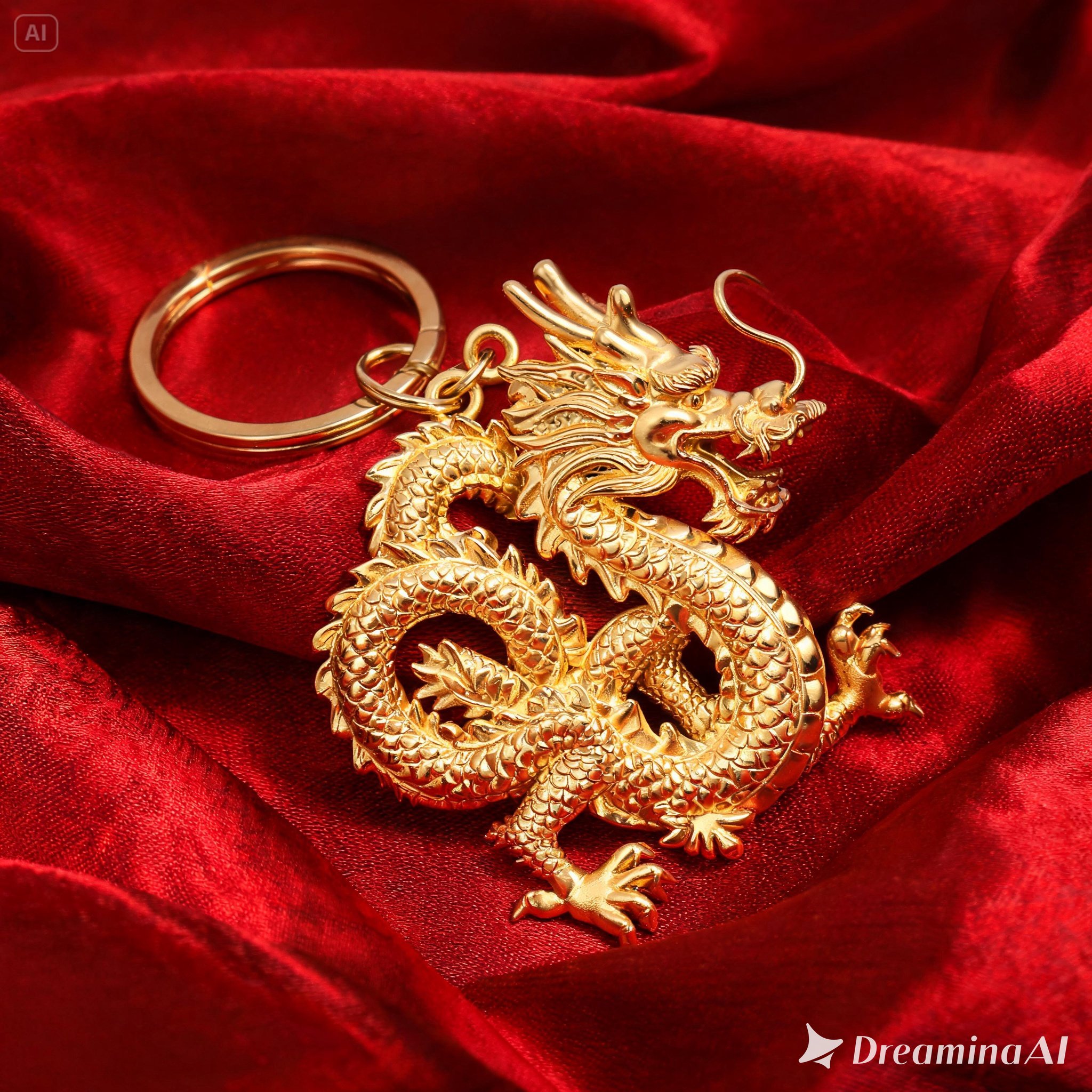 Bizstory LuxeMetal III — Twisted Rope Titanium Keychain
